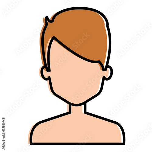 young man shirtless avatar character