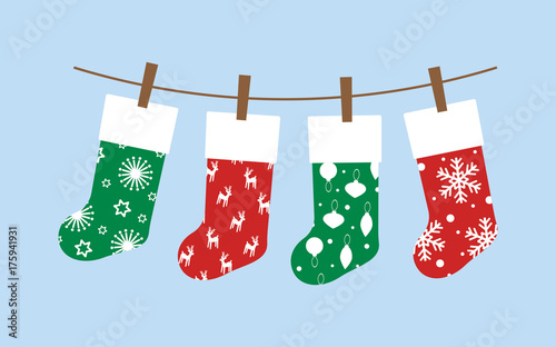 set of Christmas socks