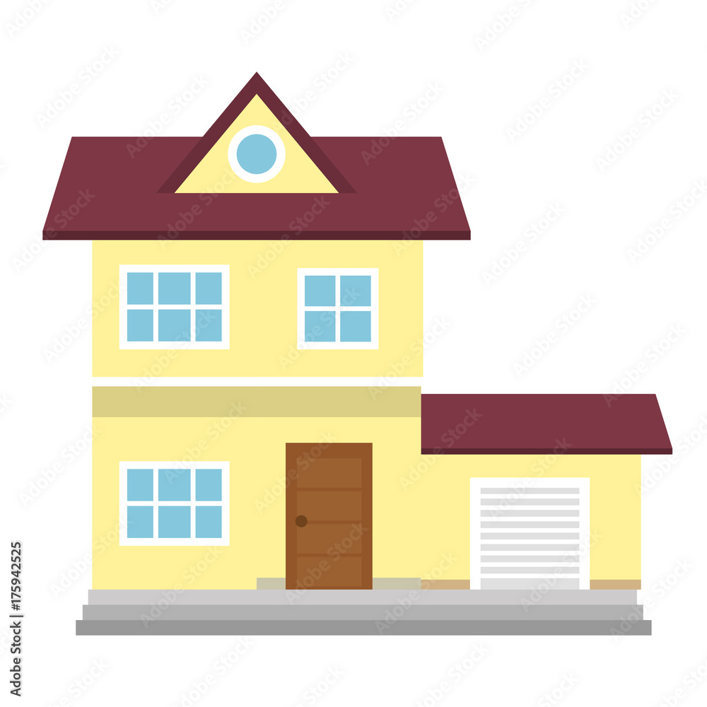 beautiful house building isolated icon beautiful house building isolated icon
