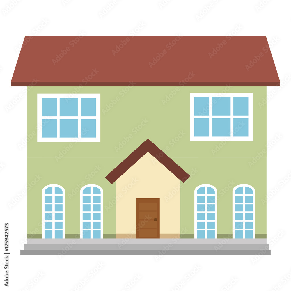 beautiful house building isolated icon beautiful house building isolated icon