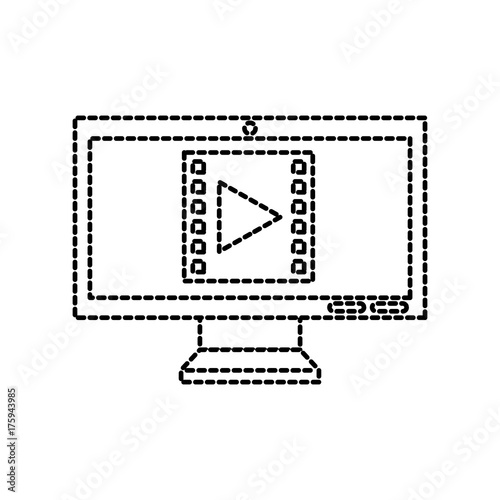 computer player video movie button technology social media