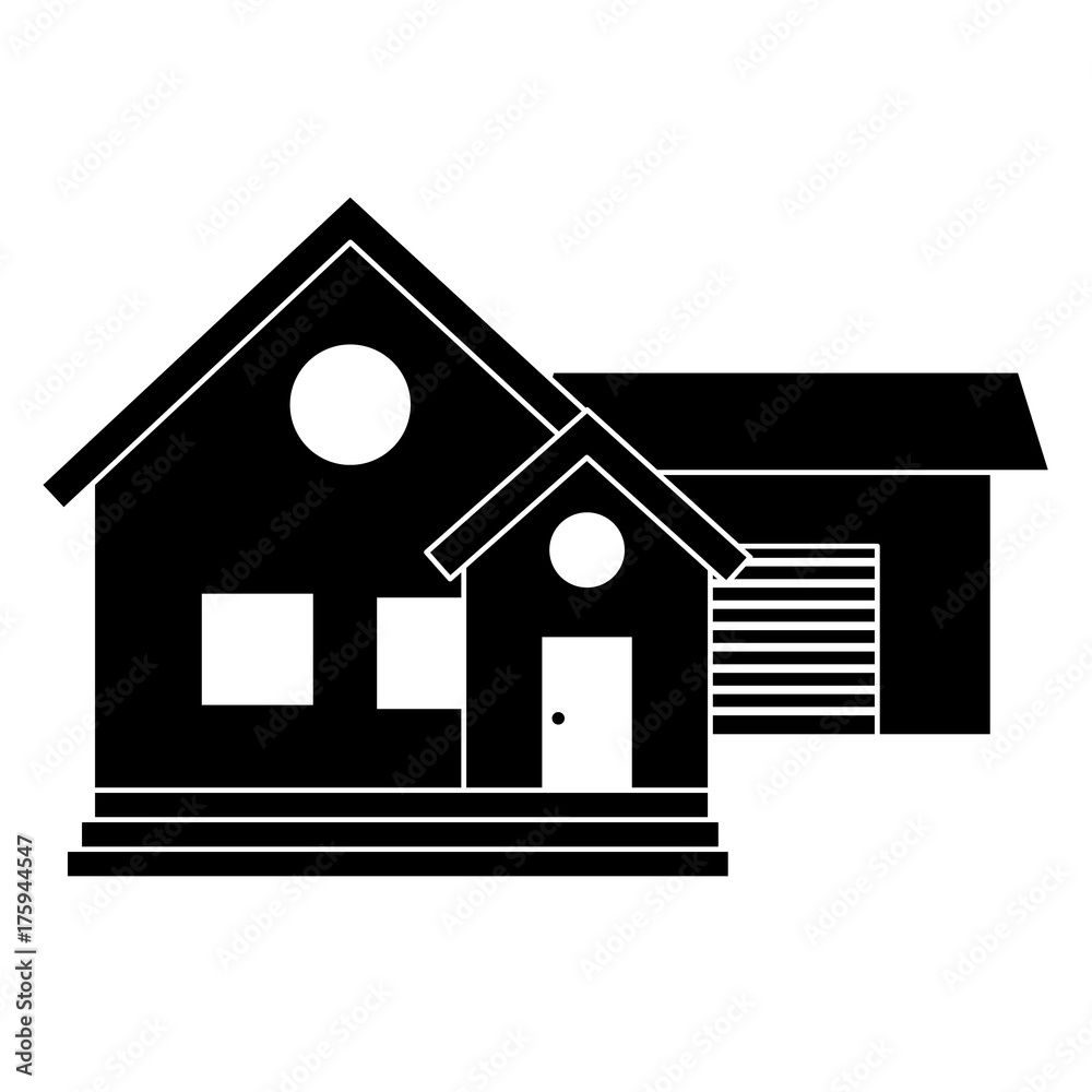 beautiful house building isolated icon beautiful house building isolated icon