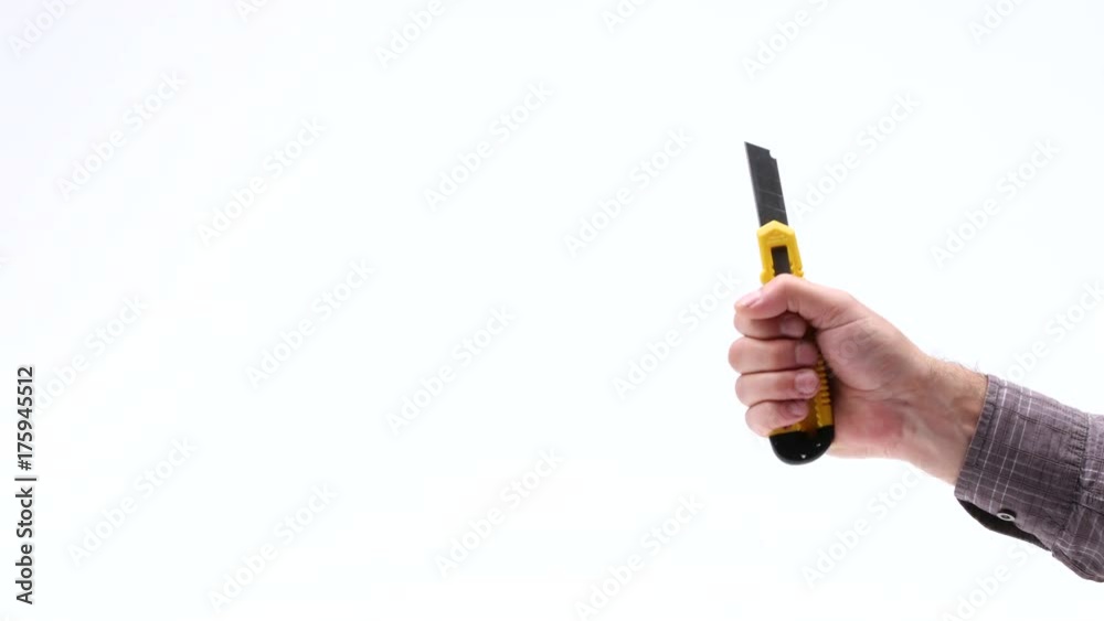 Changing DIY tools in hand. 4k stop motion animation.