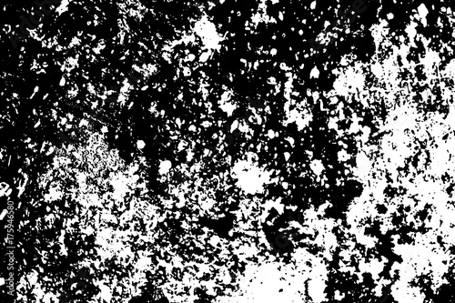 Wallpaper Mural Grunge black and white scratched textured background. Abstract messy and distressed element. (vector) Torontodigital.ca