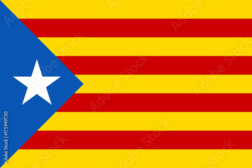 Estelada Catalan flag photo