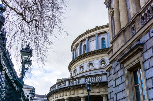 Photography Traditional antique city building in Dublin Ireland