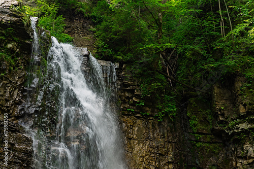 waterfall Zhenetskyi Huk Ukrainian Carpathians