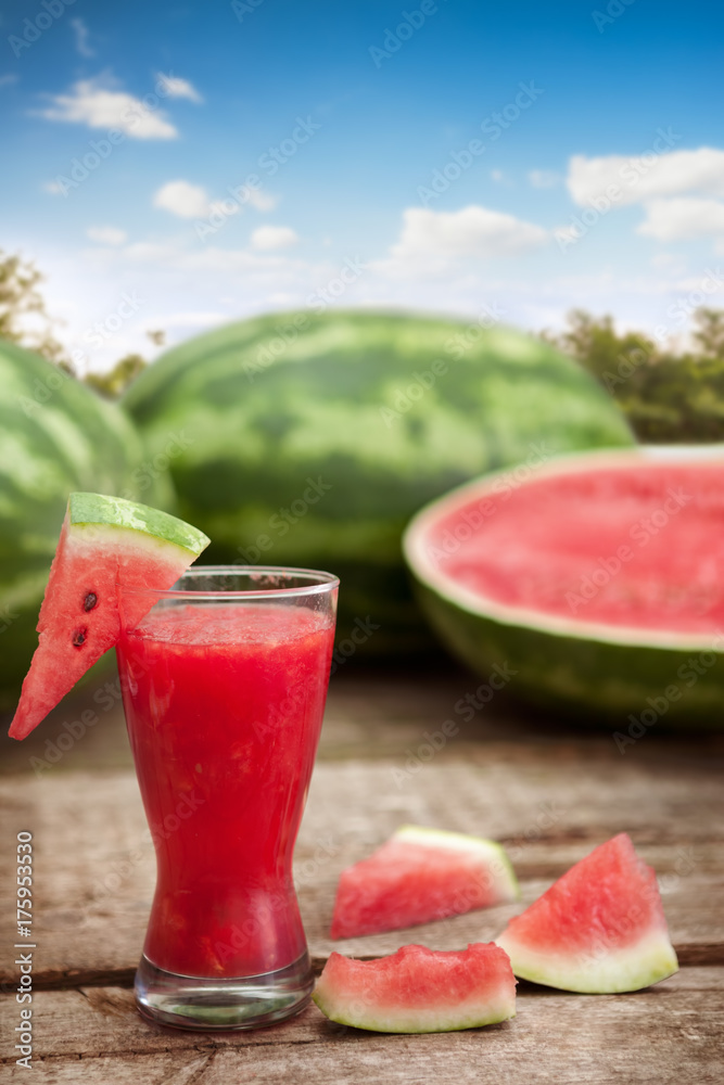 Healthy and fresh watermelon drink Healthy and fresh watermelon drink