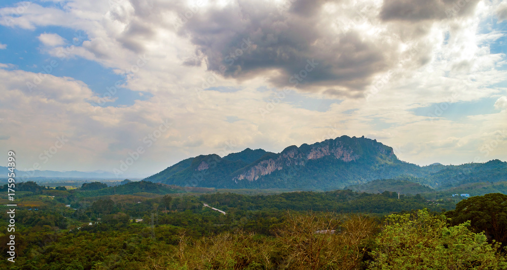 Green Mountain landscape in Thailand