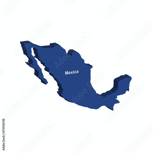 Mexican 3d map