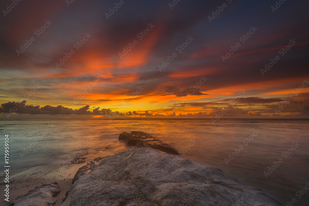 landscape sunset from Mentawai