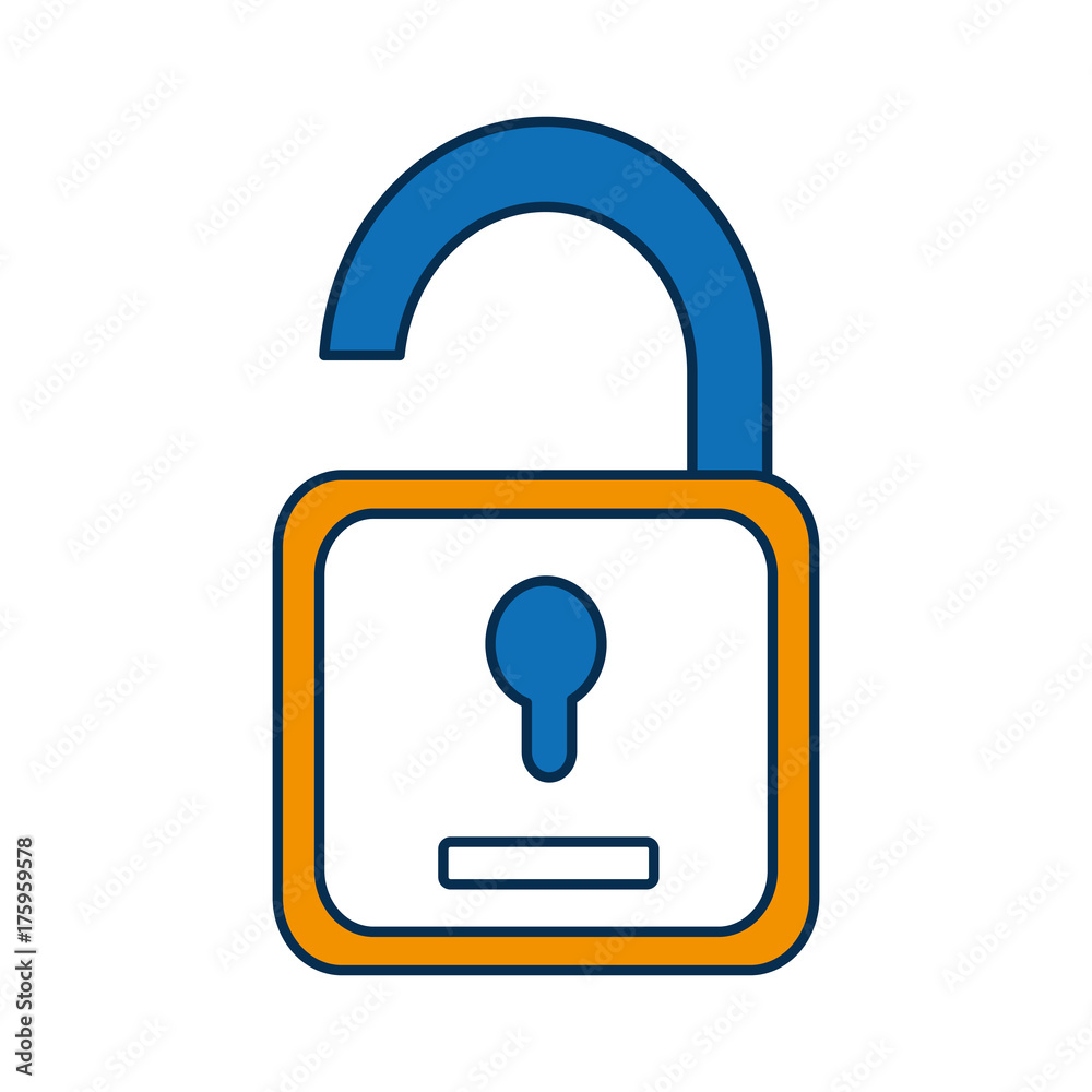 padlock icon over white background vector illustration padlock icon over white background vector illustration