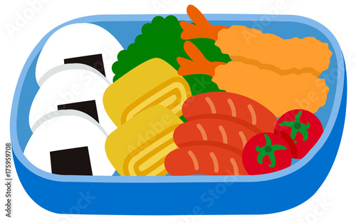 おにぎりとおかず お弁当 Stock イラスト Adobe Stock