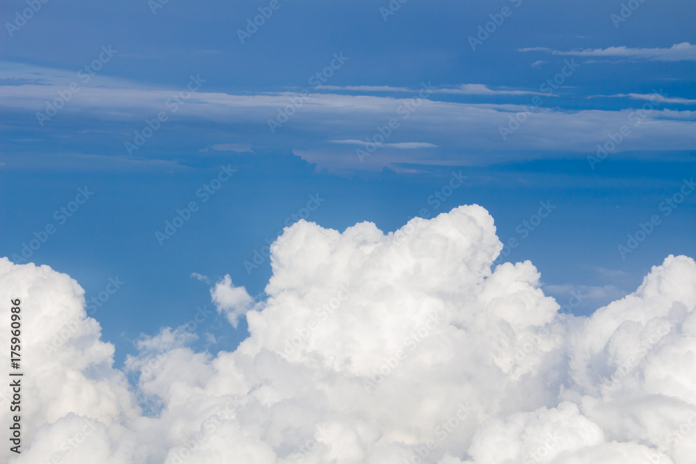 Sky, clouds and ground taken from the window of the plane. Sky, clouds and ground taken from the window of the plane.