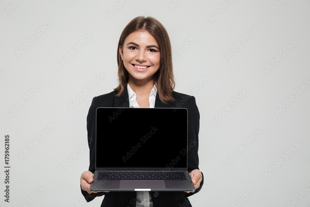 Portrait of a pretty smiling businesswoman Portrait of a pretty smiling businesswoman