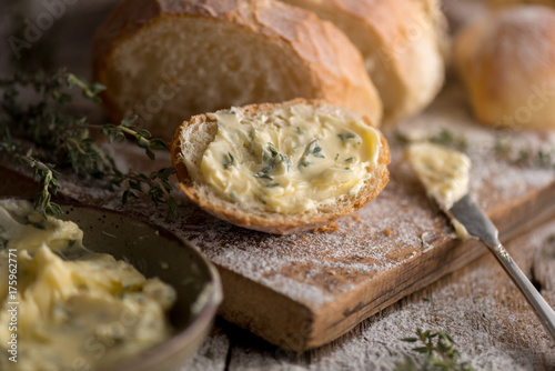 Bread with Herb Butter photo