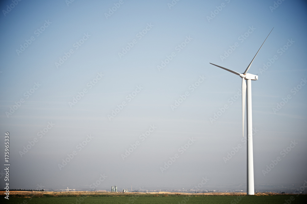 Fototapeta premium Wind energy concept