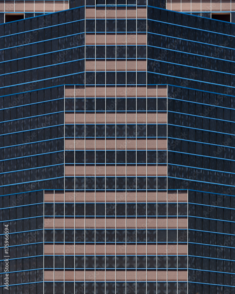 WIndows of an office building form abstract grid pattern in Tucson, Arizona WIndows of an office building form abstract grid pattern in Tucson, Arizona