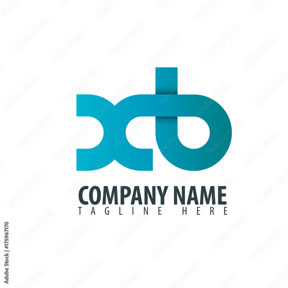 Initial Letter XB Linked Design Logo Initial Letter XB Linked Design Logo