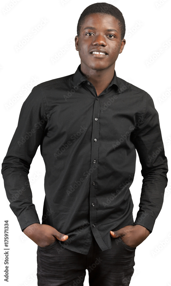 Fototapeta premium Friendly African-American man