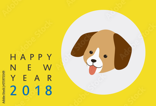 年賀状テンプレート　2018