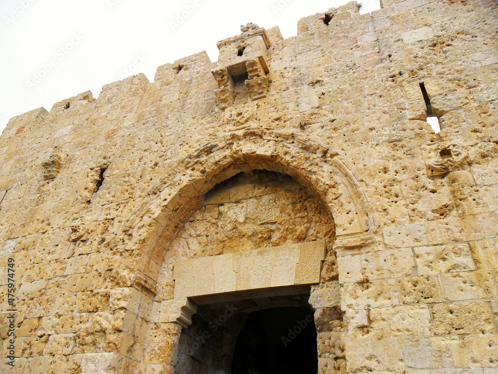 Israel, Jerusalem, Middle East, Old city, Damascus Gate Israel, Jerusalem, Middle East, Old city, Damascus Gate