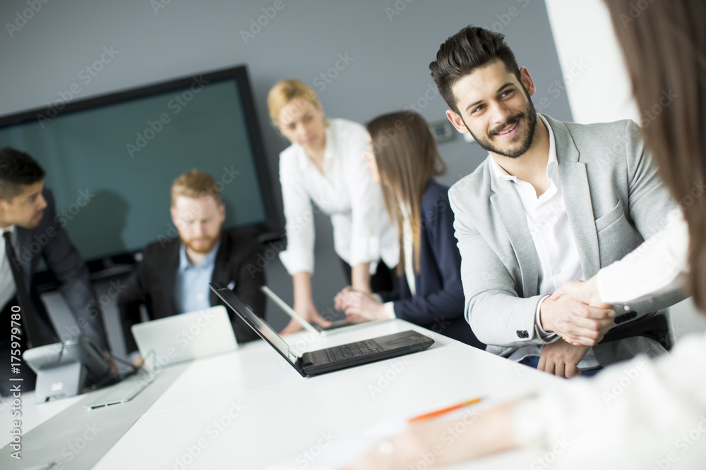 Group of business people in a meeting Group of business people in a meeting