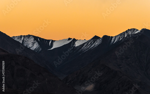Himalaya mountains background from leh lardakh,india