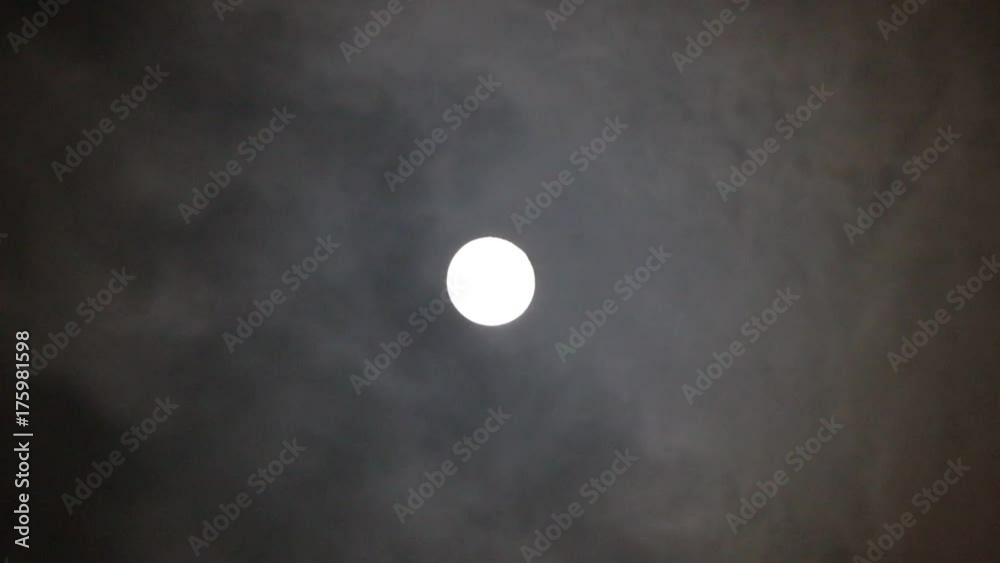 full moon shining with moving clouds in the night sky
full moon shining with moving clouds in the night sky