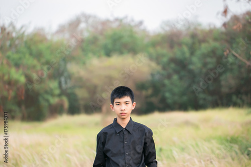 the boy cute.