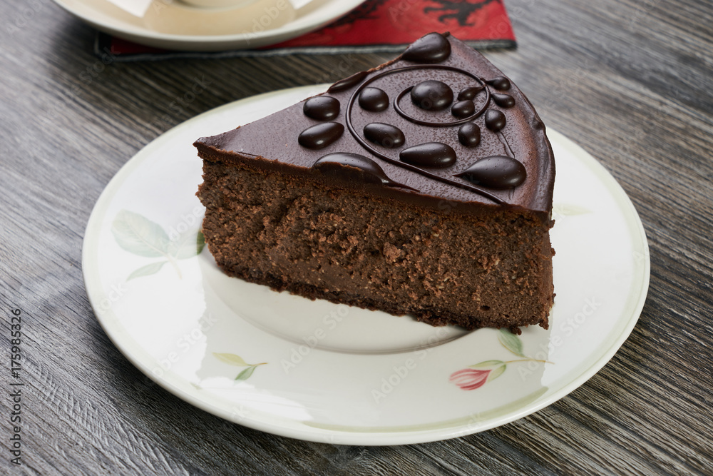 Chocolate cheesecake with mascarpone Chocolate cheesecake with mascarpone