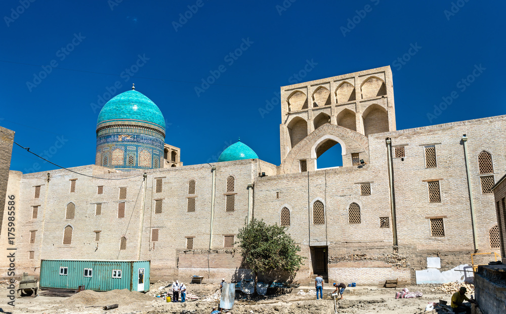 Mir-i Arab Madrasa at the Poi Kalyan complex in Bukhara, Uzbekistan