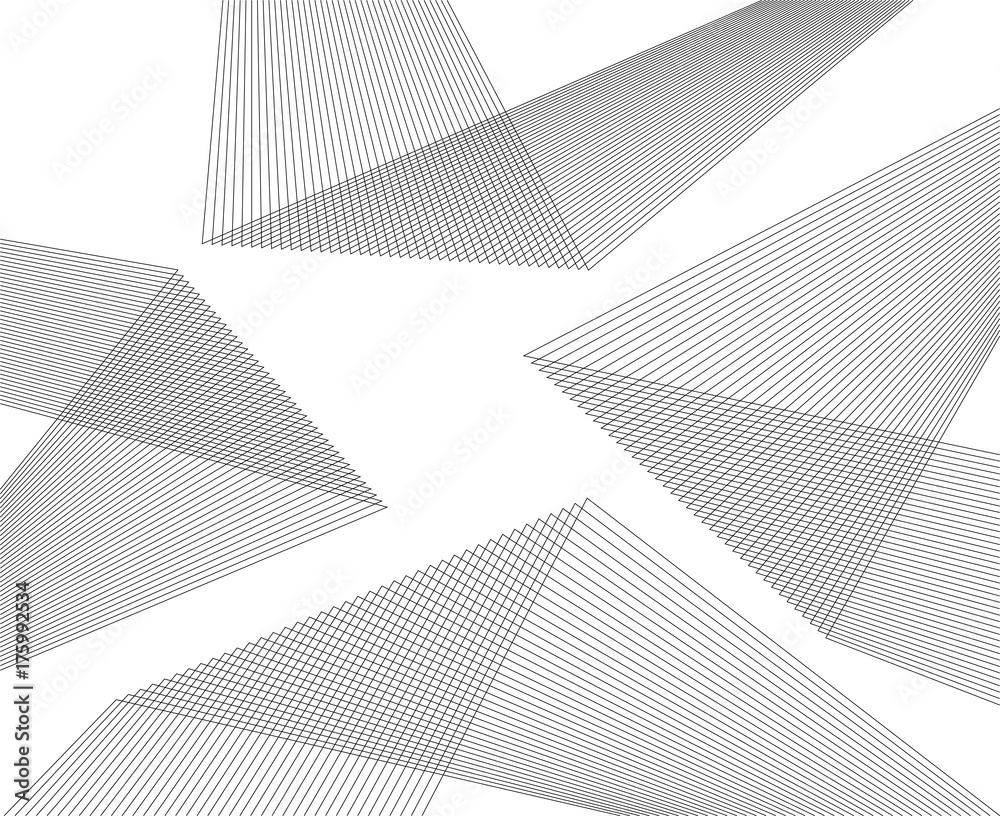 Design element poligonal from many parallel lines10 Design element poligonal from many parallel lines10