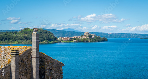 Scenic sight in Marta, on the Bolsena Lake, province of Viterbo, Lazio.
