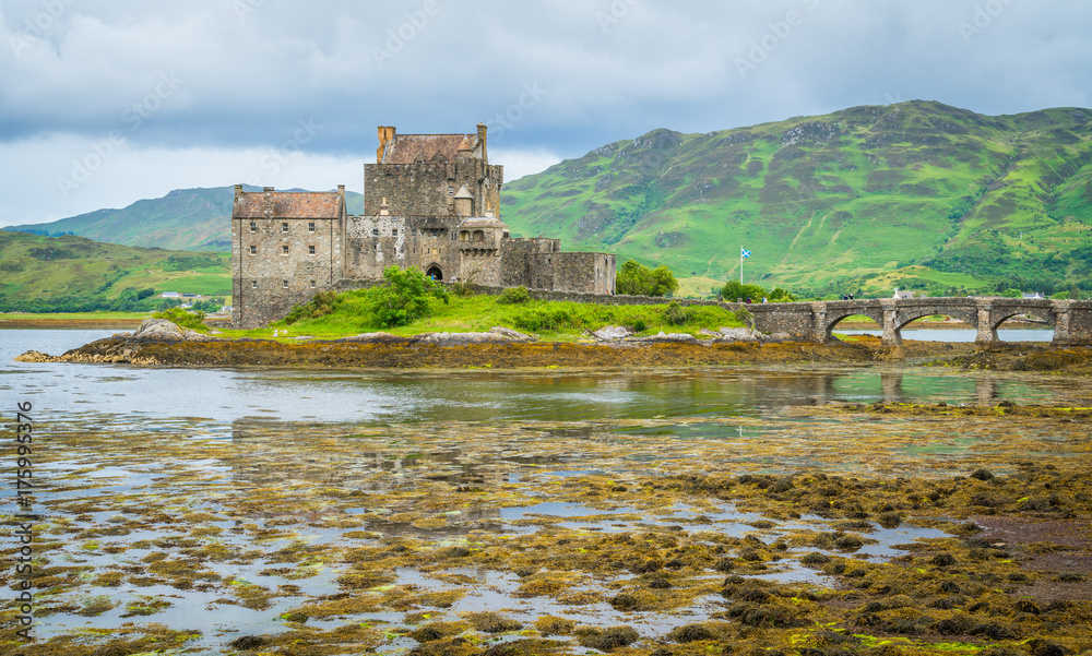 Eilean Donan Castle in the Scottish Highlands.