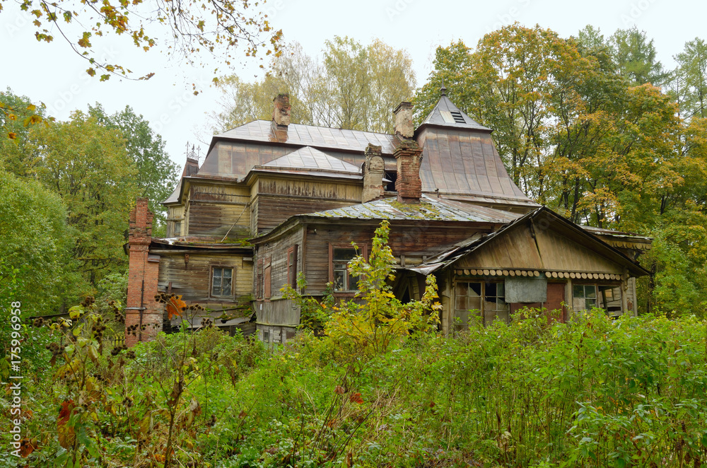 The ruins of the old house.
