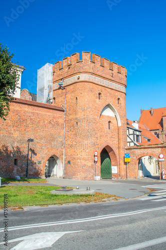 Bridge Gate in Torun.
