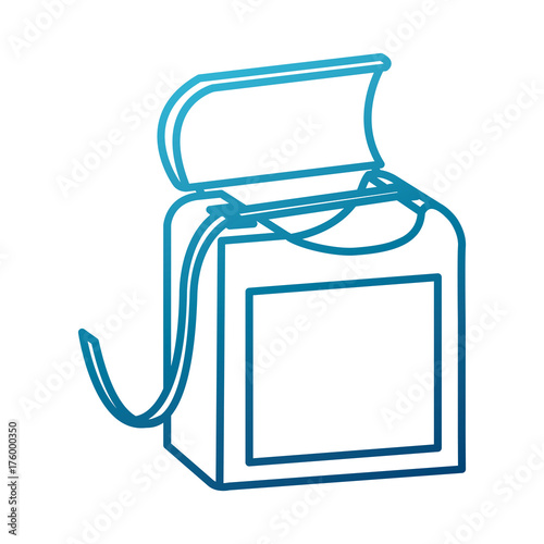 Dental floss isolated icon vector illustration graphic design