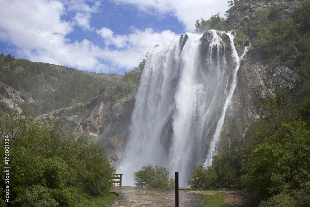 Krcic waterfall near Knin, Croatia