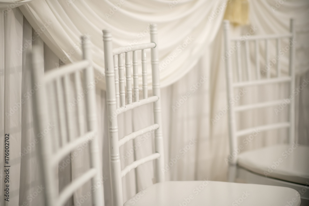 Fototapeta premium wedding backdrop with flower and wedding decoration.