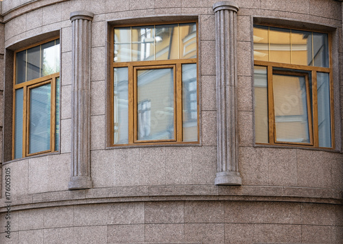 Beautiful building with windows