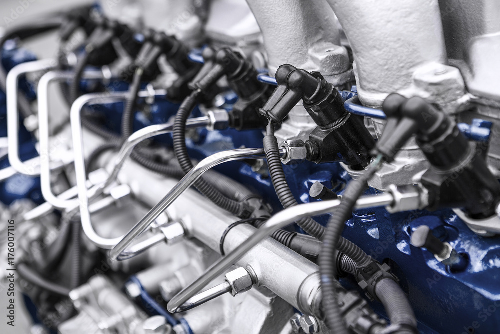 Engine parts for the machine. Motor. Engine parts for the machine. Motor.