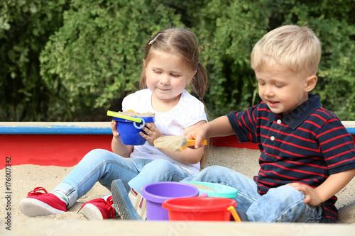 Cute little children playin...