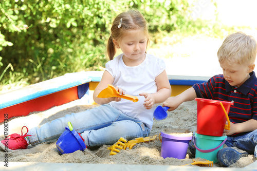 Cute little children playin...