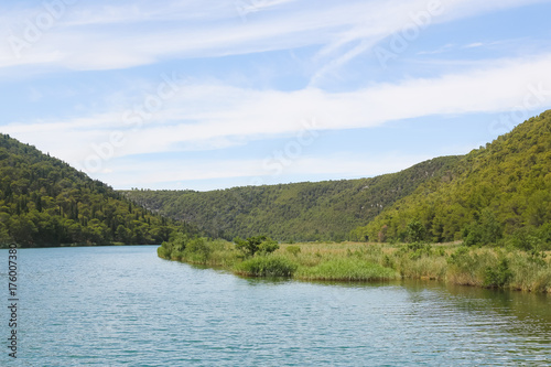 Naturlandschaft bei den Krka Wasserfällen