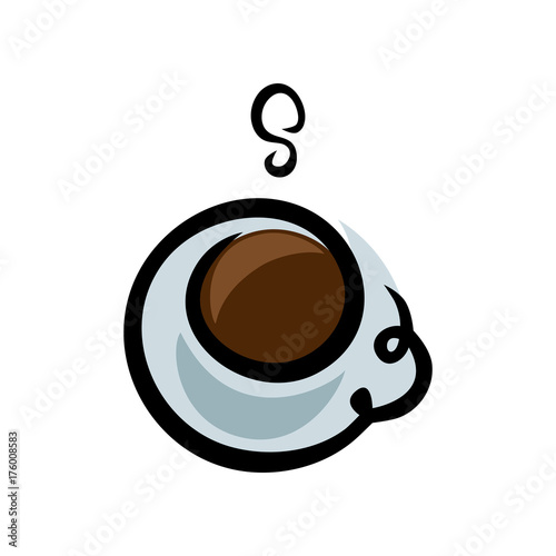 Coffee cup logo.