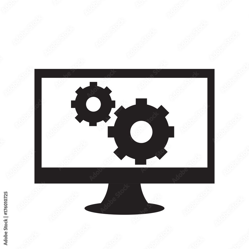 Isolated business icon on a white background, Vector illustration Isolated business icon on a white background, Vector illustration
