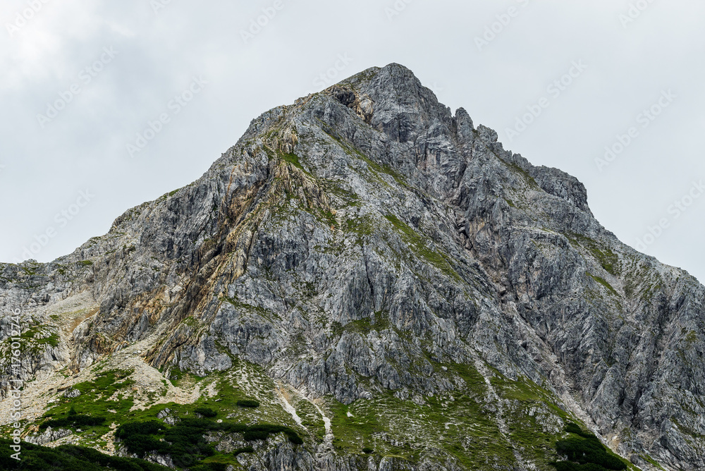 High mountain in Austrian Alps, Summer season