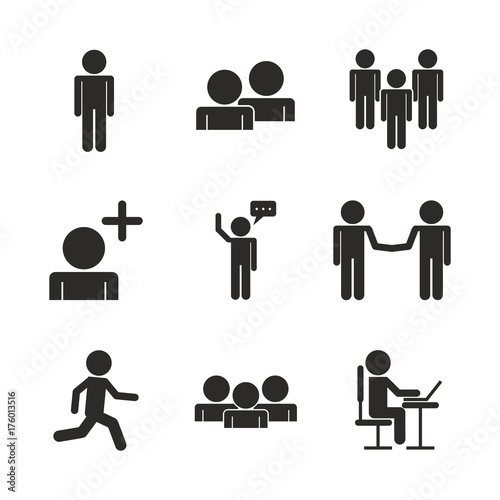 Teamwork icons design icon vector illustration graphic design