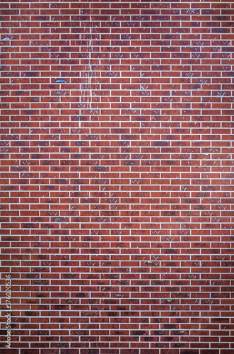 red brick wall